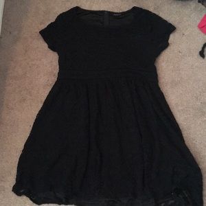 Black lace dress
